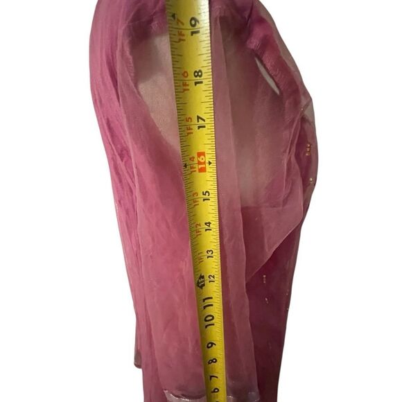 Pakistani Indian Party Dress Purple Size 44 Handmade - Picture 9 of 16